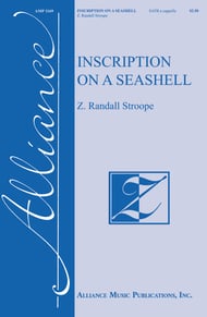 Inscription on a Seashell SATB choral sheet music cover Thumbnail